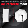 Softbox fotostudio set 50 x 70cm Inclusief flitsparaplu - LED studiolamp 4800 Lumen 3000-6000K - 2m verstelbaar statief
