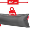 Fatboy LAMZAC 3.0 Luchtzitzak, steel grey, 185x83 cm