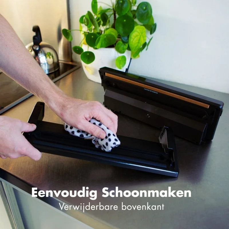 KITCHENBROTHERS KB667 vacuümmachine 110W met instelbare zuigkracht