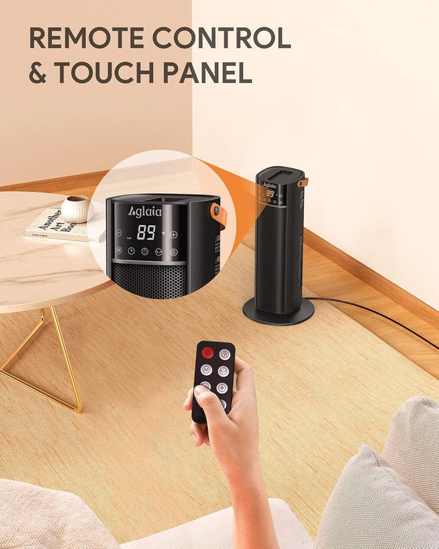 Space Heater for Indoor Use, 1500W Fast Heating