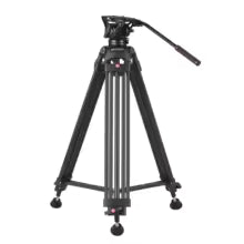 Andoer D1801 Professionele Fotografie Statief Aluminium Panorama Hoofd 3 Sectie Laadvermogen 10kg voor DSLR Camera Camcorder