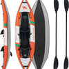 WOLF ARMOR Inflatable Kayak 1 and 2 Persons with Accessories & EVA Padded Seats