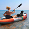 WOLF ARMOR Inflatable Kayak 1 and 2 Persons with Accessories & EVA Padded Seats