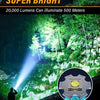 20.000 lumen hoge prestaties professionele XHM70.2 Led-zaklamp - oplaadbaar en waterdicht Militaire Zaklamp