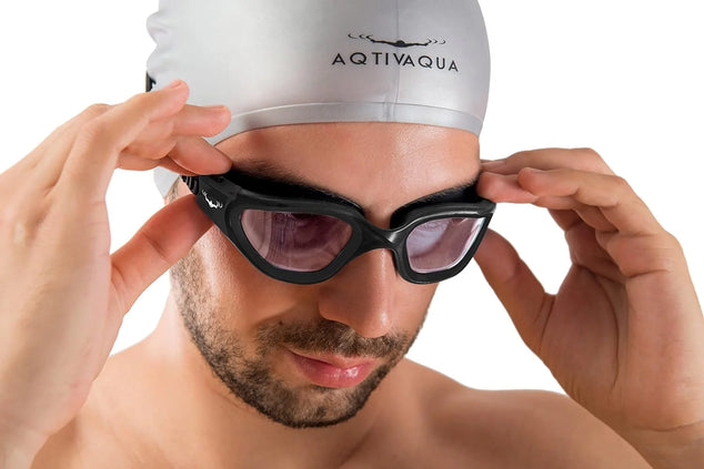 AqtivAqua DX Zwembril met breed gezichtsveld, voor volwassenen