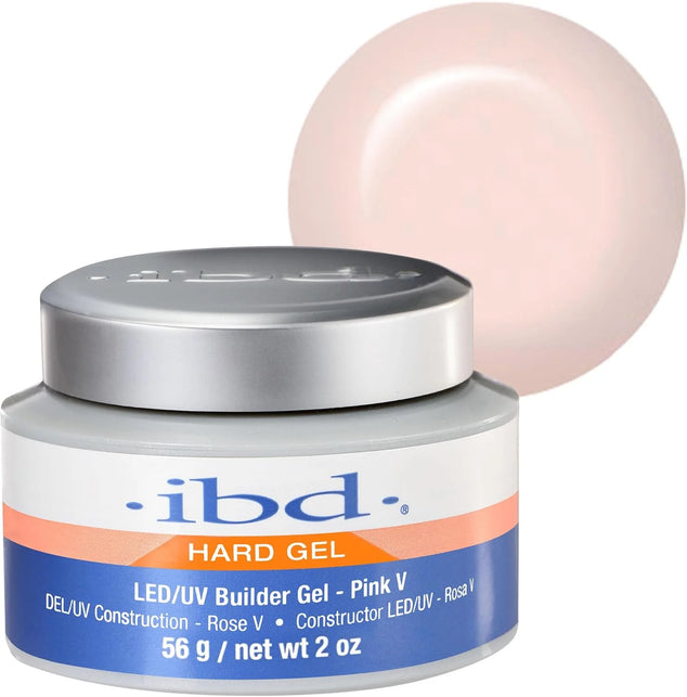 IBD Hard Gel - LED/UV Builder Gel Pink V, 1 verpakking (1 x 56 g)
