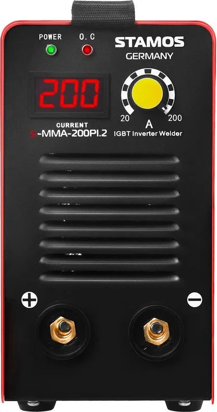 Elektrode-lasapparaat - 200 A - Hot Start - LED-display - Stamos Germany