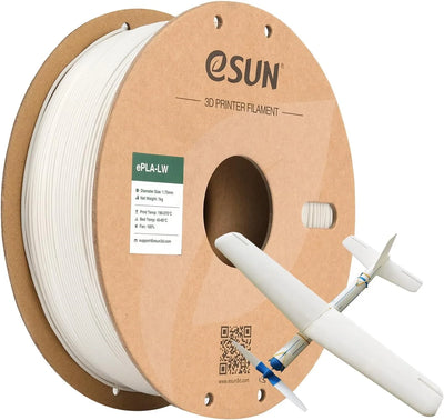 eSUN Lichtgewicht PLA Filament 1,75mm, 3D Printer Filament PLA-LW, Maatnauwkeurigheid +/- 0,05mm, 1kg Spoel (2,2 LBS) Schuimmateriaal voor 3D Printers, Natuurlijk