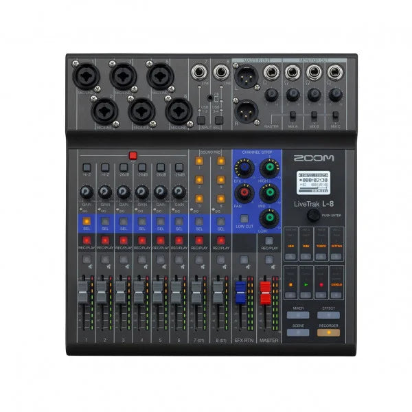 Livetrak L-8 digitale mixer