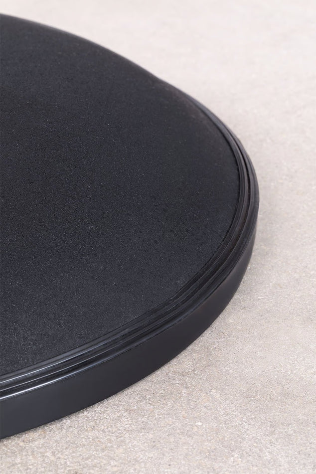 Ronde parasolvoet Ø59 cm van beton zwart