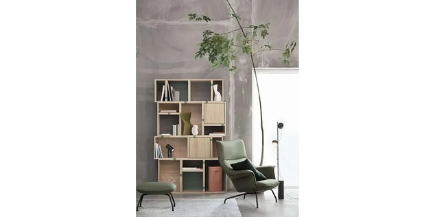 Vloerlamp - Post - Zwart