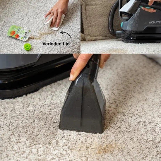 Krachtige Vlekkenreiniger – Tapijtreiniger & Bankreiniger – Meubelreiniger – Matrasreiniger – Zetelreiniger – Reinigingsmachine voor Tapijt, Bank & Auto – 2 Watertanks