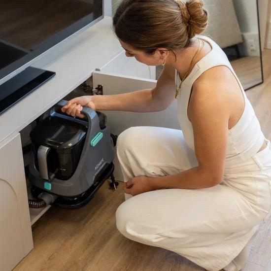 Krachtige Vlekkenreiniger – Tapijtreiniger & Bankreiniger – Meubelreiniger – Matrasreiniger – Zetelreiniger – Reinigingsmachine voor Tapijt, Bank & Auto – 2 Watertanks