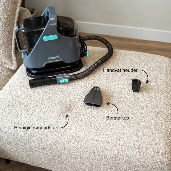 Krachtige Vlekkenreiniger – Tapijtreiniger & Bankreiniger – Meubelreiniger – Matrasreiniger – Zetelreiniger – Reinigingsmachine voor Tapijt, Bank & Auto – 2 Watertanks