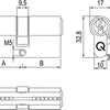 gQ SX95 CILINDRU 40X70MM SISTEM CHEI GS1GS1