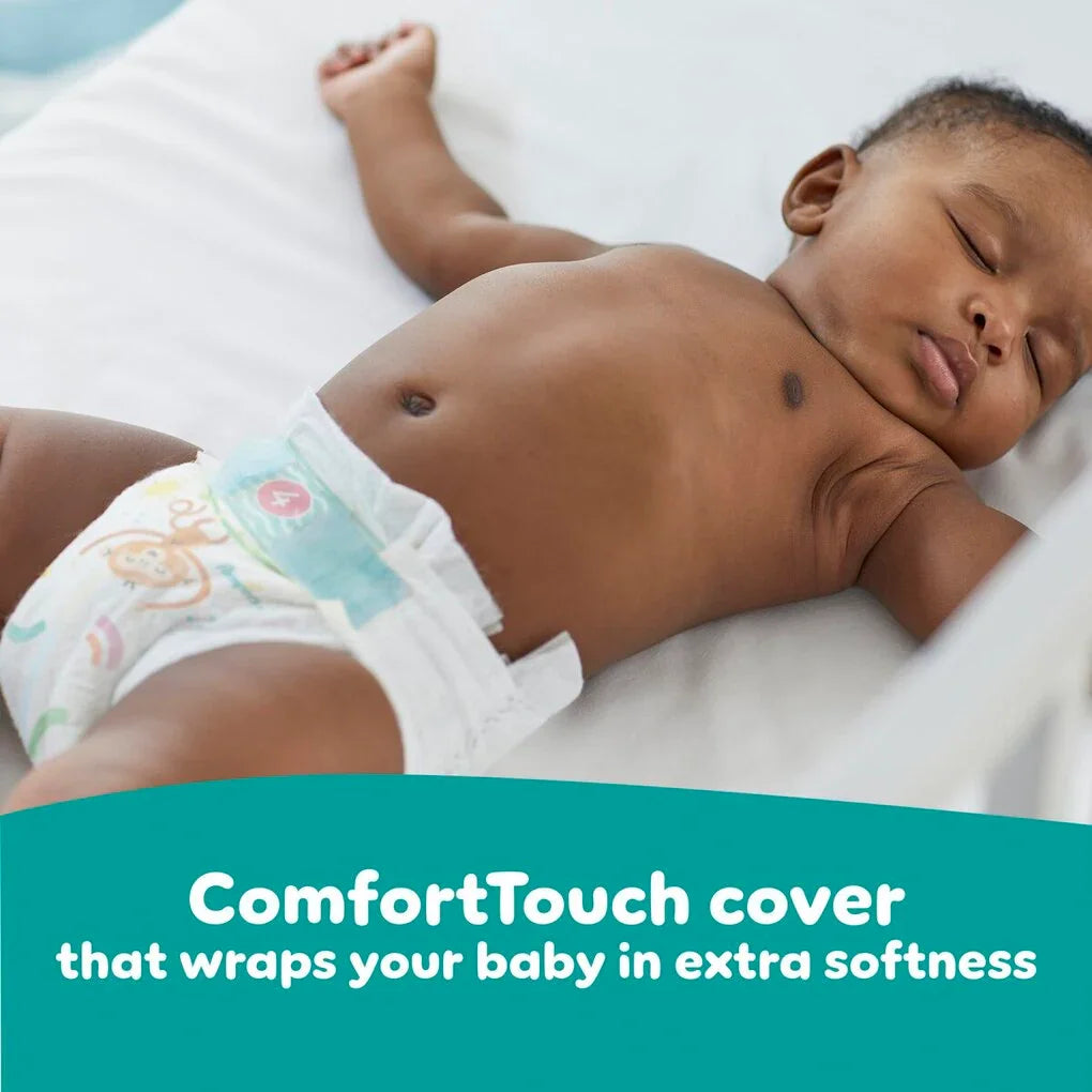 4x Pampers Baby-Dry Maat 6 Luiers (13-18kg, 88 stuks totaal)