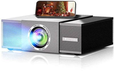 Smart Beamer - Projector - met Autofocus, 6D Keystone, 900 ANSI Lumen, Native 1080P Full HD, 30W Speaker, WiFi 6 & Bluetooth Projector - Zwart