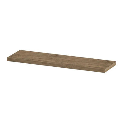Wandplank 35mm dik - 120x35x3.5cm - Naturel eiken