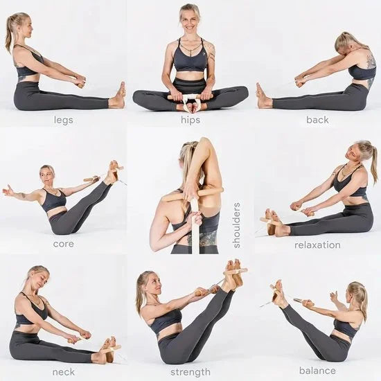 Yoga stretch stok
