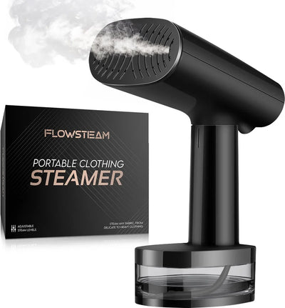 Luxe Kledingstomer - Handstomer - Stoomapparaat Kleding - Matte Black Edition