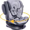 Lorelli Aviator 2021 Black/Light Grey 0-36 kg SPS Isofix 360° Autostoel (Alleen stof, zonder frame)
