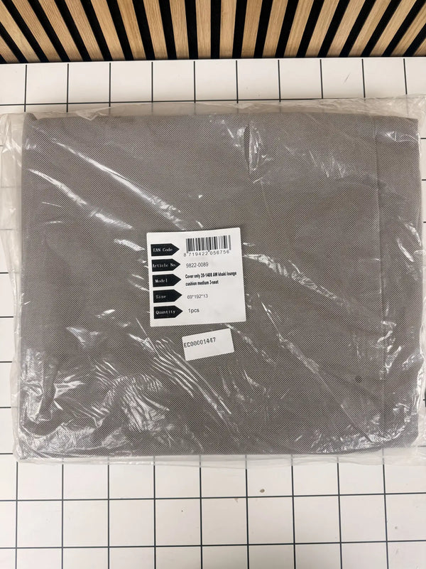 Banktoestel cover AW khaki lounge bushion medium 3 seat