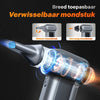 Wolfbox MF100 Air Duster Draadloos - Oplaadbaar 6000mAh - 150.000 RPM - Perslucht - Compressed Air - Stofreiniger - Luchtblazer - Perslucht - Turbo Fan