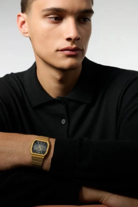 Max Orion Gold Black Horloge