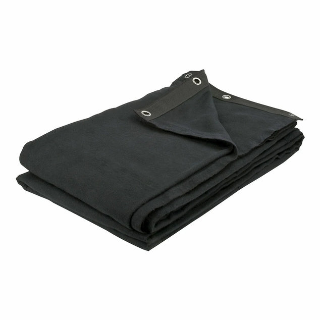 Dekomolton Backdrop 160 gram/m², zwart 6m (b) x 3m (h)