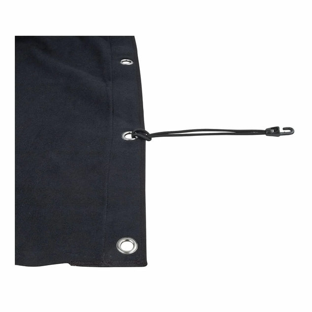 Dekomolton Backdrop 160 gram/m², zwart 6m (b) x 3m (h)