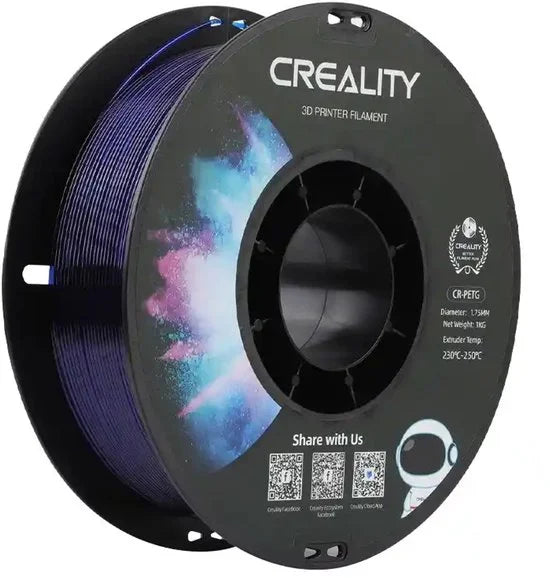 Creality Filament Cr-Petg Voor 3D Printen Transparant Blauw 1Kg Hoog