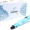 P1 3D Printing Pen with Display - Includes 3D Pen  3 Starter Colors of PLA Filament  Stencil Book + Project Guide  and Charger