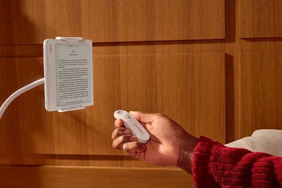 Remote - afstandsbediening voor Kobo eReader - 2 knoppen - Bluetooth - Zwart