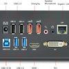 USB 3.0/C laptop-dockingstation voor notebooks met dubbele video-uitgang (HDMI en DVI/HDMI/VGA)