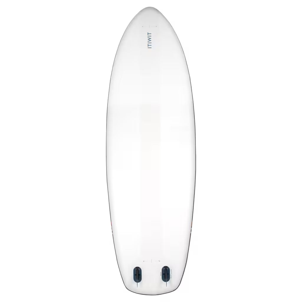 Ultra-compact and stable 10-foot (max. 130-kg) SUP white and blue