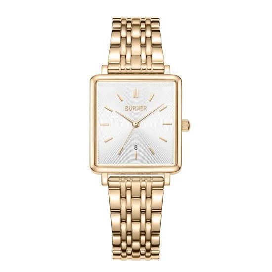 Daisy Horloge Dames - Vierkant - Goud - Schakelband - 28mm