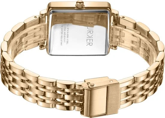 Daisy Horloge Dames - Vierkant - Goud - Schakelband - 28mm