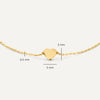 Hart Armband 14 Karaat Massief Goud