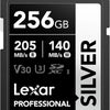 256GB SD Card SILVER, Up to 205MB/s Read, 140MB/s Write