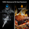 Vleesthermometer, draadloze barbecuethermometer, bluetooth met app, IP67 waterdicht