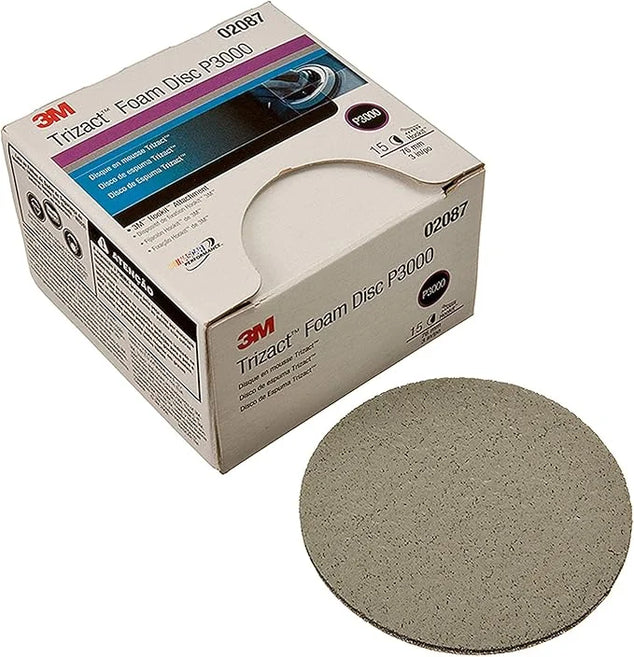 3 /3000g Hookit Foam Disc