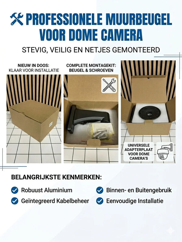 Professionele Muurbeugel voor Dome Beveiligingscamera