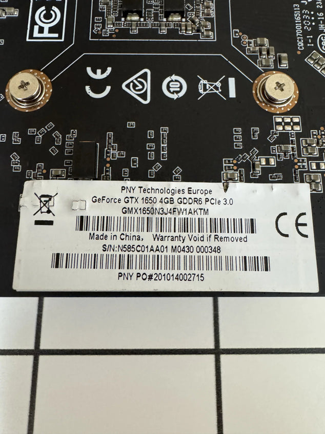 PNY GeForce GTX 1650 4GB GDDR6 – Compacte Videokaart