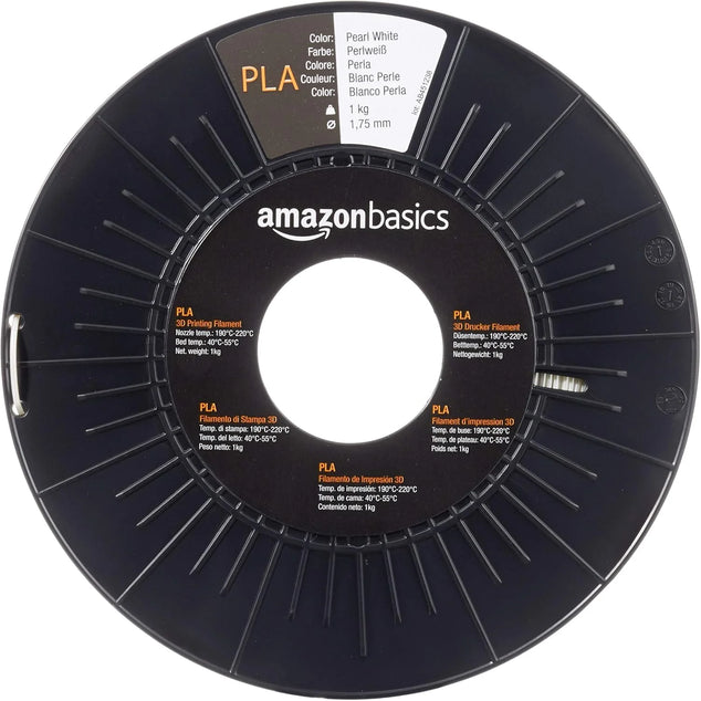 PLA 3D-printerfilament, 1,75 mm, transparant, spoel van 1 kg