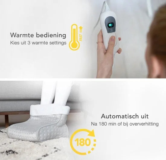 Elektrische Voetenwarmer – Voetenzak met Timer en Overhittingsbeveiliging