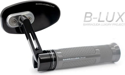 Skin-R/Bar End Zwart (Set) Universeel - Spiegels - Handlebar Mounting -