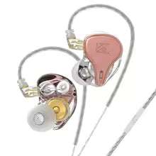 DQ6S In-ear bedrade oortelefoon Bass Metal met microfoon