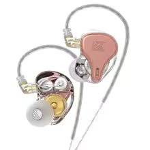 DQ6S In-ear bedrade oortelefoon Bass Metal met microfoon