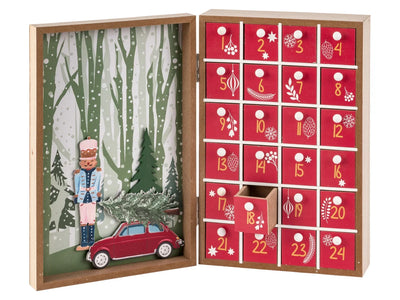 Adventskalender 19,5 x 7,7 x 30 cm
