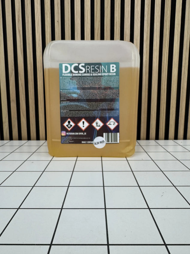 DCS Resin B – Flexible Doming Canvas & Sealing Epoxy Resin (4,2 KG)